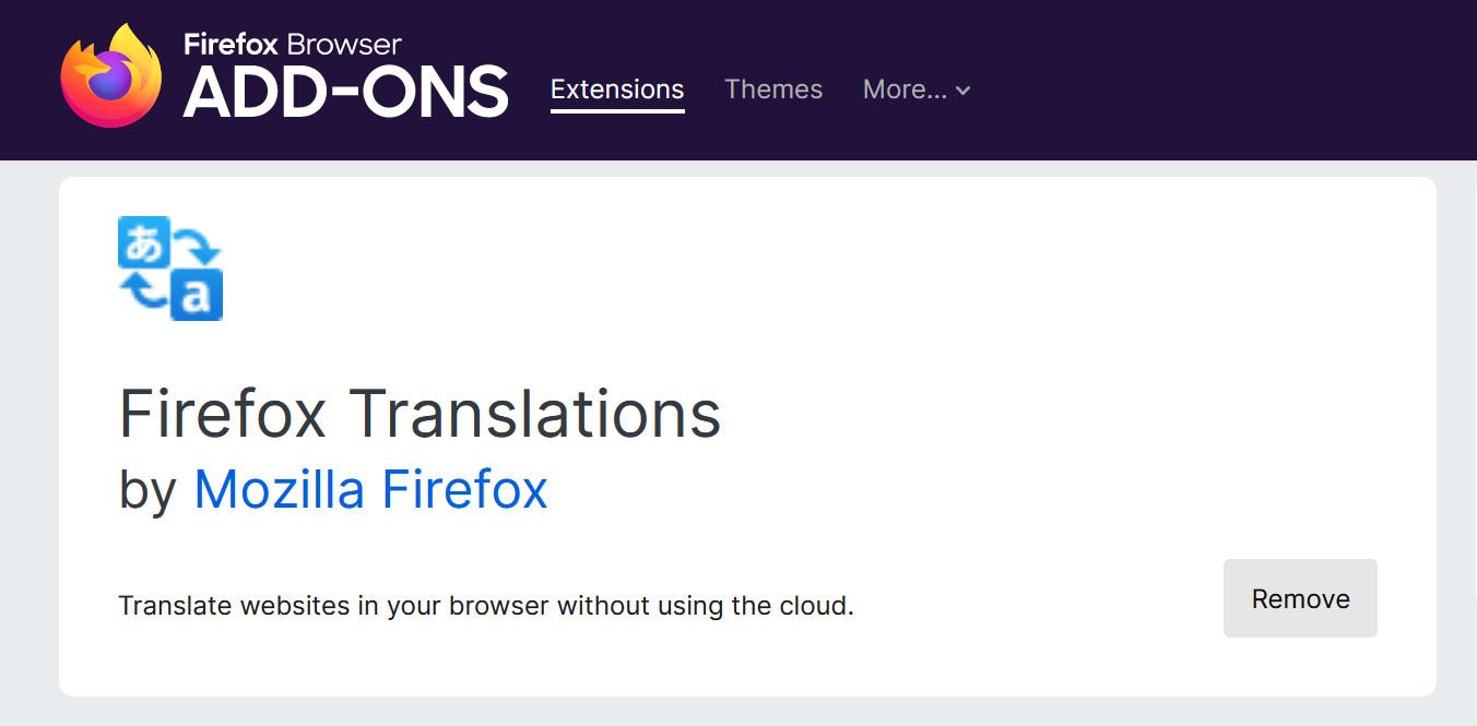 Firefox Translationsが登場したお話
